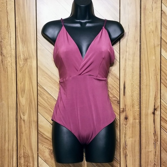 Shinestar Tops - NWT Shinestar Bodysuit Crossback Strappy Back